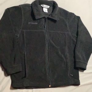 💥 Columbia black fleece jacket 10/12 youth